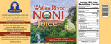 WAILUA RIVER Noni 100% Organic Hawaiian Juice - 12 Quarts