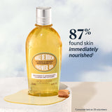 L'OCCITANE Cleansing & Softening Almond Shower Oil: Oil-to-Milky Lather, Softer Skin, Smooth Skin, Cleanse Without Drying, With Almond Oil, Best Seller, 16.9 Fl. Oz Refill