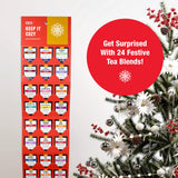 Tiesta Tea Holiday Advent Calendar 2023 - 24 Loose Leaf Tea Blends, Limited Edition Gift Set