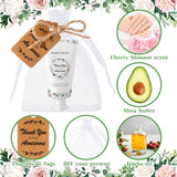 Dansib 24 Sets Thank You Hand Cream Gift for Women Hand Cream Bulk Hand Lotion Set with Organza Bags Tags Travel Size Hand Lotion Gifts for Coworkers Holiday Gift for Mother's Day Christmas(Elegant)