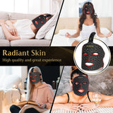 Upgrad Red Light Therapy Mask, Infrared 850 Red Light Face Mask, Led Contour Face Mask Light Therapy, Portable and Rechargeable, Red Light Therapy At Home and Wireless Led Face Mask[BMask Pro Max]