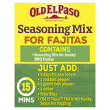 OLD EL PASO - Spiced Mix for Original Smoky BBQ Fajitas - 35g (Case of 24)