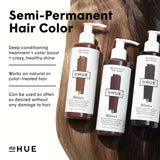 dpHUE Gloss+, Black - 6.5 oz - Semi-Permanent Hair Color & Conditioner - Paraben, SLS & SLES Sulfate Free - Vegan, Leaping Bunny Certified