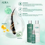 ALIKA Shampoo, Conditioner, And Serum Set Hair Growth, Grow Gorgeous Hair Growth, Hair Loss Treatments for Women, Men, Suitable For Dry, Oily, Normal Scalp