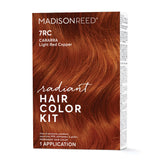 Madison Reed Radiant Hair Color Kit, Light Red Copper for 100% Gray Coverage, Ammonia-Free, 7RC Carrara Crimson, Permanent Hair Dye, Pack of 1