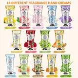 VESPRO 126 Pack Hand Cream Gifts Set For Women, Bulk Hand Lotion Travel Size for Dry Cracked Hands, Mini Hand Lotion for Valentines Day Gifts, Mother's Day Gifts and Baby Shower Party Favors