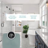 Thinner by Conair Scale for Body Weight, Digital Bathroom Scale in Silver