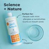 Oxyfresh Gentle Formula Unflavored Mouthwash – Perfect for Ultra Sensitive Gums & Teeth – No Mint, Zero Alcohol, Flavor Free – Fresh Breath. 16 oz.