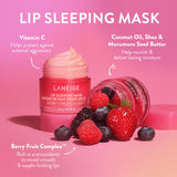 LANEIGE Lip Sleeping Mask Gummy Bear: Nourish, Hydrate, Vitamin C, Murumuru & Shea Butter, Antioxidants, Flaky, Dry Lips