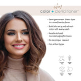 Keracolor Clenditioner MOCHA LATTE Hair Dye - Semi Permanent Hair Color Depositing Conditioner, Cruelty-free, 12 Fl. Oz.