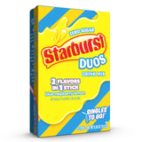 Starburst Duos Singles To Go Powdered Drink Mix, Blue Raspberry Lemon, 12 Boxes with 6 Packets Each - 72 Total Servings, Sugar-Free Drink Powder, Just Add Water, 6 Count (Pack of 12)