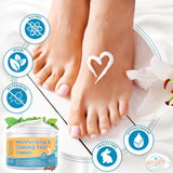 Moisturizing & Cooling Foot Cream for Athletes Foot (8.5 oz), Fast Hydrating Relief for Smelly Feet, Itchy Skin Eczema, Rough Cracked Heels w/Peppermint Oil & Urea by Next Gen U