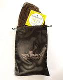 WOW BRAIDS Twisted Wigs, Micro Million Twist Wig - Color 1 - 22 Inches. Synthetic Hand Braided Wigs for Black Women.