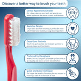 Collis Curve - Soft 3 Sided Toothbrush - Orthodontic Toothbrushes - Soft Bristle Toothbrush for Sensitive Gums, Bleeding Gums, Braces, Autistic, Adults and Children's Over 13 Years (Pack 4)