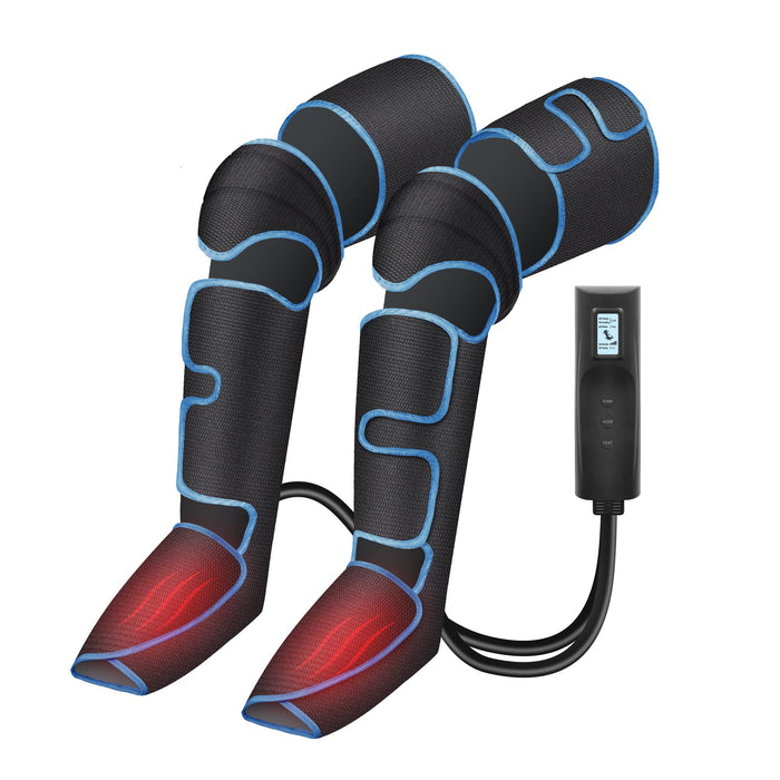 Air Compression Leg Massager for Blood Flow Circulation, FSA Electric Shiatsu Foot Massager Machine with 3 Modes 3 Intensities, Deep Kneading Knee Calf Massager for Pain Relief, Gifts for Men Women