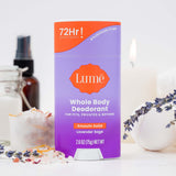 Lume Whole Body Deodorant And Soap - 2.6 Ounce Smooth Solid Stick With 72 Hour Odor Control and 5 Ounce Triple Milled Soap - Aluminum Free, Baking Soda Free and Skin Loving (Lavender Sage)