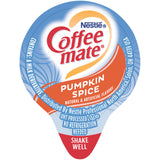 Nestle Coffee mate Coffee Creamer, Pumpkin Spice, Liquid Creamer Singles, Non Dairy, No Refrigeration, Box of 50 Singles (Pack of 4)