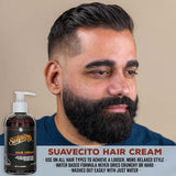 Suavecito Hair Cream 8 oz Pump Bottle Medium Shine All Day Light Hold