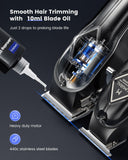 Limural Hair Clippers and Trimmer Combo - Professional Barber Fade Clipper + Zero Gap T Blade Edgers, Complete Beard Grooming Shaving Kit for Men with 13 Fade Taper Combs & 6500 RPM Motor