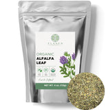 Organic Alfalfa Leaf 4 oz. (113g), USDA Certified Organic Alfalfa Leaf Herb Loose Leaf Tea, Medicago Sativa Herb, Alfalfa Tea Leaves, Cut & Sifted