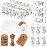 Dansib 24 Sets Thank You Hand Cream Gift for Women Hand Cream Bulk Hand Lotion Set with Organza Bags Tags Travel Size Hand Lotion Gifts for Coworkers Holiday Gift for Mother's Day Christmas(Fresh)