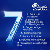 Head & Shoulders 7in1, wirksames Anti-Schuppen-Shampoo gegen Haarausfall, 250ml