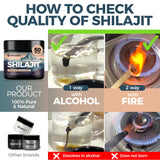 Himalayan Organic Shilajit Resin - 500mg Pure Shilajit Supplement with Over 85 Humic Acid, Enhances Metabolism & Immune System - 100 Servings, 50g.