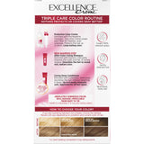 L'Oreal Paris Excellence Creme Permanent Triple Care Hair Color, 7BB Dark Beige Blonde, Gray Coverage For Up to 8 Weeks, All Hair Types, Pack of 1