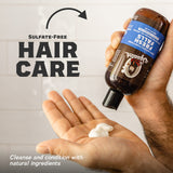 Dr. Squatch Citrus & Cypress Men's Shampoo + Conditioner Hair Bundle - Keeps Hair Looking Full, Healthy, Hydrated