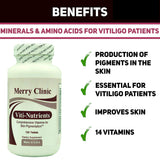 Viti-Nutrient, Nutrients for skin pigmentation and vitiligo - Dispose of White Spots on Skin and Improve Skin Pigmentation