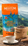 Magnum Exotics Coffee, Blue Mountain Coffee Blend - Whole Bean Coffee, Medium-Light Roast, Made from 100% Arabica Bean Coffee, Rich & Smooth Flavor, Fresh Roast - Blue Mountain Blend, 2 Lb (Pack of 1)