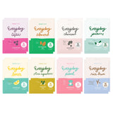 FACETORY Everyday Set of 8 Sheet Masks (16 Count) - Hydrating Essence Korean Sheet Mask, for All Skin Types, Revitalizing, Hydrating, With No Harsh Chemicals and Safe for Sensitive Skin