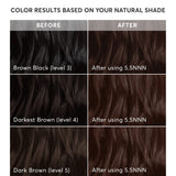 Madison Reed Radiant Hair Color Kit, Medium Brown for 100% Gray Coverage of Resistant Gray Hair, Ammonia-Free, 5.5NNN Modena Brown, Permanent Hair Dye, Pack of 2