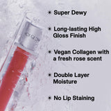 MUZIGAE MANSION Icy Glow Lip Tint – (Vegan Collagen), Long Lasting, (No-Stain), Hydrating Gloss, Matte Finish, (K-Beauty) Makeup, Red & Tinted Shades (03 SWAY, 0.18 Fl oz)