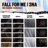 IGK Permanent Color Kit FALL FOR ME - Deep Ash Brown 3NA| Easy Application + Strengthen + Shine | Vegan + Cruelty Free + Ammonia Free | 4.75 Oz