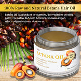 Raw Batana Oil for Hair Growth, 100% Natural, Pure, Unrefined and Organic Dr. Sebi Batana Oil Raw from Honduras Prevent Hair Loss and Enhances Hair Thickness in Men & Women