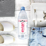 Evian Natural Spring Water, 1 L bottles, 6 pack