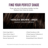 Madison Reed Radiant Hair Color Kit, Darkest Golden Brown for 100% Gray Coverage, Ammonia-Free, 4NGV Venezia Brown, Permanent Hair Dye, Pack of 1