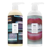 R+Co Television Perfect Hair Shampoo & Conditioner Set | Body + Shine + Smoothing for All Hair Types | Vegan + Cruelty-Free | Set of 2 (1L)