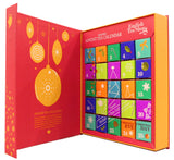 English Tea Shop Organic Book Style Red Advent Calendar 25 Pyramid Tea Bags