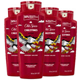 Old Spice Body Wash for Men, Eaglefangs, Long Lasting Lather, 24 fl oz (Pack of 4)