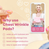 Chest Wrinkle Pads | Silicone Wrinkle Patches Reusable | Anti Wrinkle Patches | for Smoother, Youthful Skin | Medical Grade, Hypoallergenic, Long-Lasting