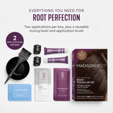 Madison Reed Root Perfection Permanent Root Touch Up, Medium Brown 6N Savoca, 10 Minutes for 100% Gray Root Coverage, Ammonia-Free Hair Dye, Two Applications