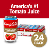 Campbell's 100% Tomato Juice, 11.5 fl oz Can (24 Pack)