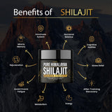 Pure Himalayan Shilajit Resin – 600mg Organic Shilajit with 85 Trace Minerals – Authentic, Lab-Tested Formula – Golden Grade Supplement for General Wellness – 1 Pack