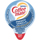 Nestle Coffee mate Coffee Creamer, French Vanilla, Liquid Creamer Singles, Non Dairy, No Refrigeration, 0.375 fl oz Tubs (Pack of 180)