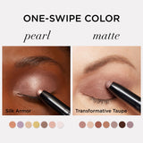 IT Cosmetics No-Tug Waterproof Matte Brown Eyeshadow Stick with Primer - For Sensitive Eyes