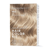 Madison Reed Radiant Hair Color Kit, Medium Smoky Blonde for 100% Gray Coverage, Ammonia-Free, 9NA Pisa Blonde, Permanent Hair Dye, Pack of 1