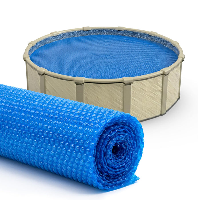 Sun2Solar Blue 20 ft Round Pool Solar Cover | 12 Mil | Heat Retaining Blanket for Inground & Above Ground Swimming Pools | Sun's Energy Heats Pool | Bubble Heating Blankets | 1200 Series