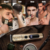 Ufree Beard Trimmer for Men with Charging Stand, IPX7 Waterproof Electric Razor Shavers for Men, Clippers for Hair Cutting, Mens Grooming Kit for Mustache Nose Facial Body, Gifts for Men